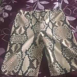 Jamie Snake Print Cycling Short s
